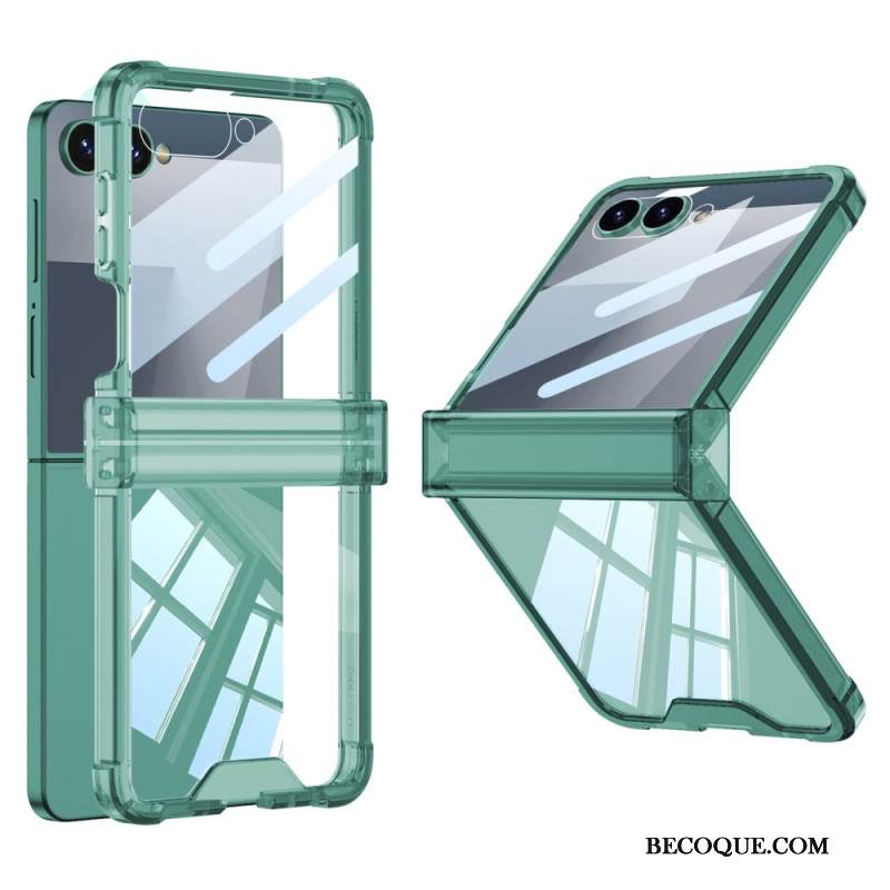 Kuori Samsung Galaxy Z Flip 7 Värillinen Läpikuultava Turvatyynysuojalla