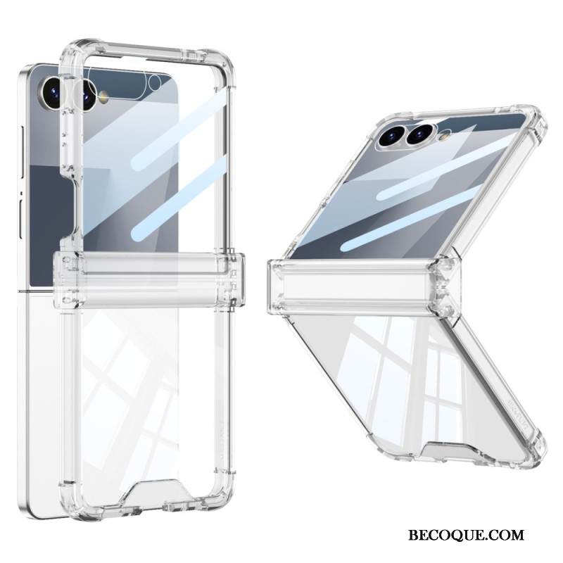 Kuori Samsung Galaxy Z Flip 7 Värillinen Läpikuultava Turvatyynysuojalla