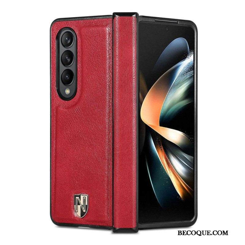 Kuori Samsung Galaxy Z Fold 4 Caseneo Nahkamerkki