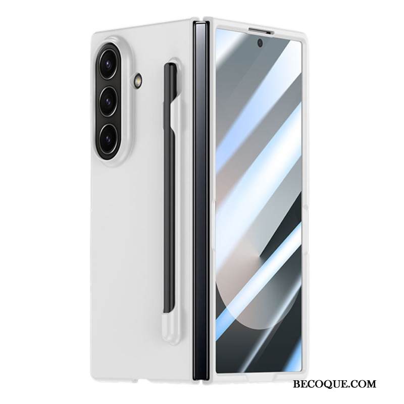 Kuori Samsung Galaxy Z Fold 7 Karkaistusta Lasista Valmistettu Suoja Ja Kynäteline Suojakuori