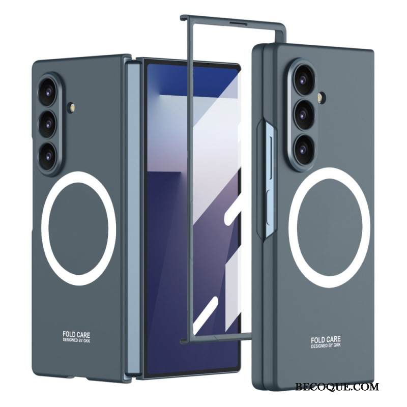 Kuori Samsung Galaxy Z Fold 7 Magneettinen Karkaistulla Lasisella Näytönsuojalla