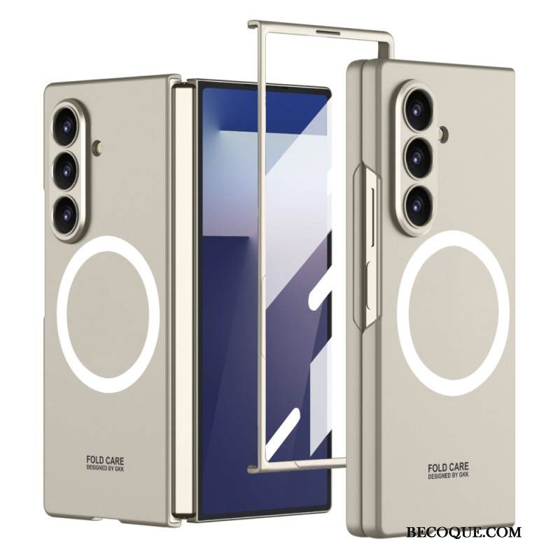 Kuori Samsung Galaxy Z Fold 7 Magneettinen Karkaistulla Lasisella Näytönsuojalla