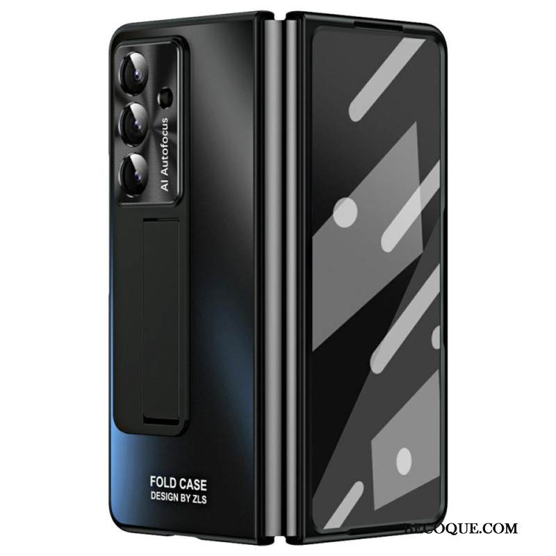 Kuori Samsung Galaxy Z Fold 7 Mattapintainen Jalusta Ja Näytönsuoja