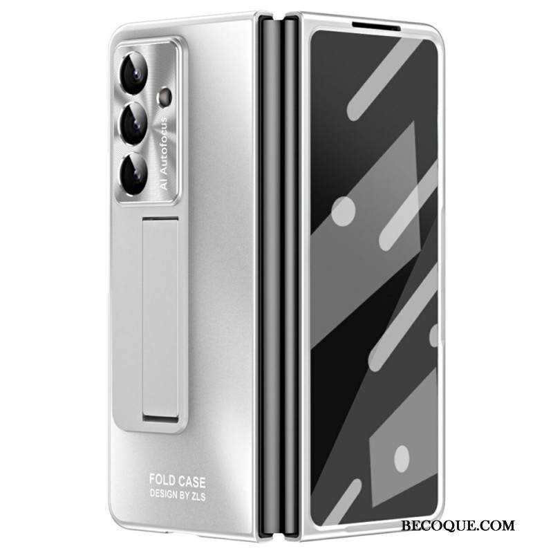 Kuori Samsung Galaxy Z Fold 7 Mattapintainen Jalusta Ja Näytönsuoja