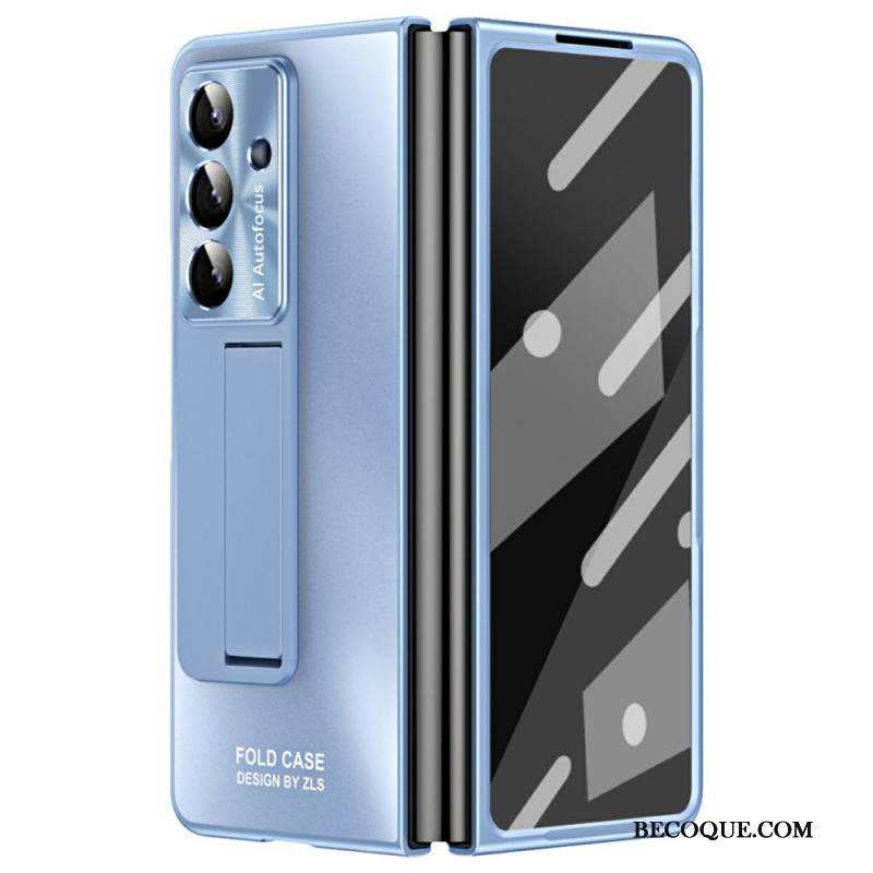 Kuori Samsung Galaxy Z Fold 7 Mattapintainen Jalusta Ja Näytönsuoja