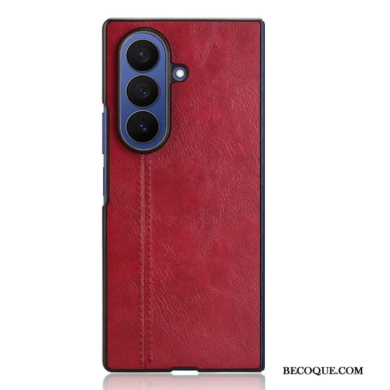 Kuori Samsung Galaxy Z Fold 7 Nahkakuvioinen Couture-malli