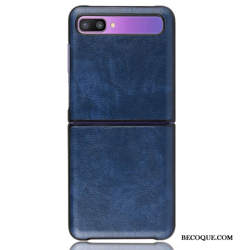 Kuori Samsung Z Flip Laukut Pieni Yksinkertainen, Kotelo Samsung Z Flip Nahka Litsi Valo