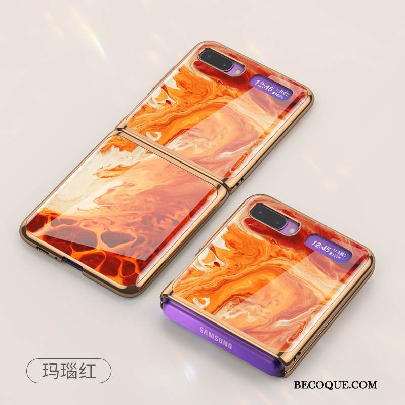 Kuori Samsung Z Flip Laukut Sininen Murtumaton, Kotelo Samsung Z Flip Suojaus Puhelimen Kuoret Pinnoitus