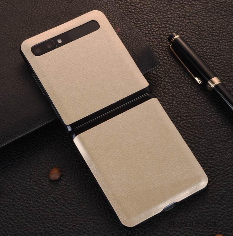 Kuori Samsung Z Flip Nahka Puhelimen Kuoret Kalvo, Kotelo Samsung Z Flip Krokotiili Kukkakuvio