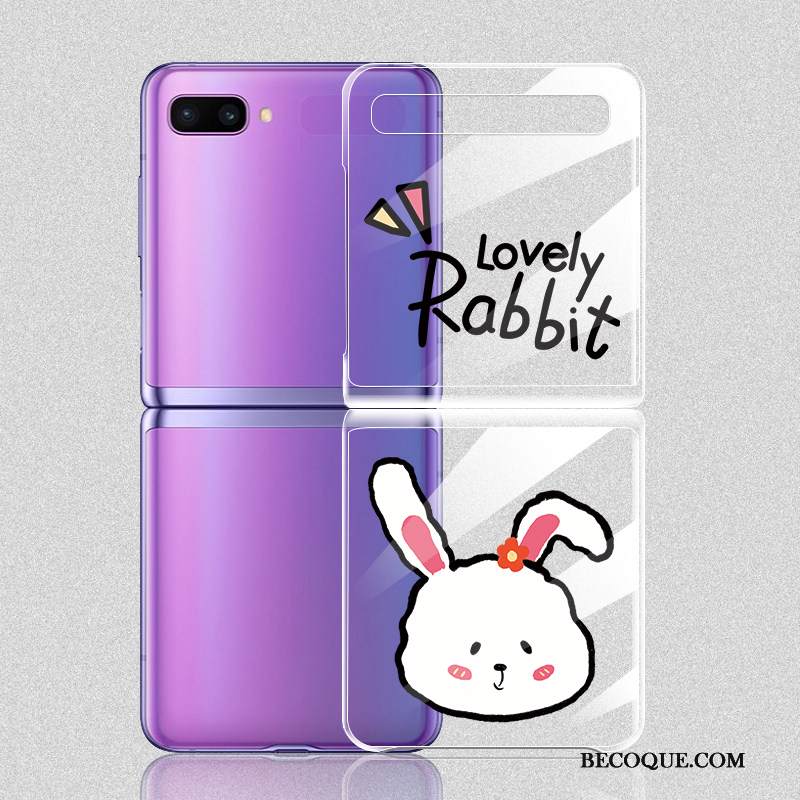 Kuori Samsung Z Flip Sarjakuva Läpinäkyvä Puhelimen Kuoret, Kotelo Samsung Z Flip Suojaus Kova Murtumaton