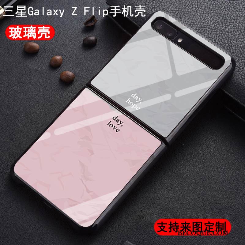 Kuori Samsung Z Flip Sarjakuva Murtumaton Puhelimen Kuoret, Kotelo Samsung Z Flip Suojaus Lasi Trendi