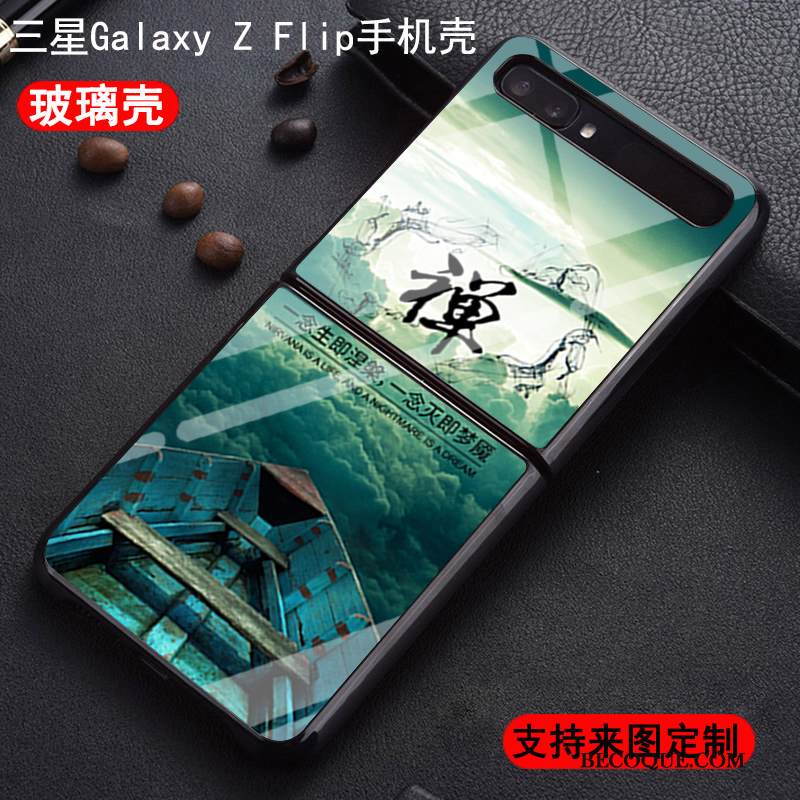 Kuori Samsung Z Flip Suojaus Net Red Puhelimen Kuoret, Kotelo Samsung Z Flip Uusi Kova