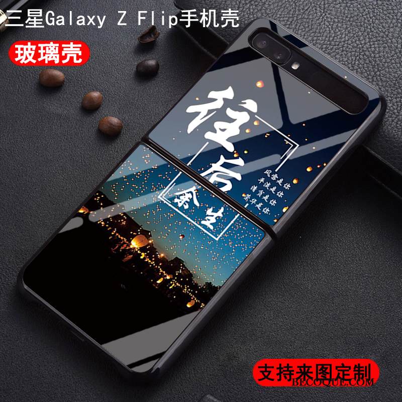 Kuori Samsung Z Flip Suojaus Net Red Puhelimen Kuoret, Kotelo Samsung Z Flip Uusi Kova