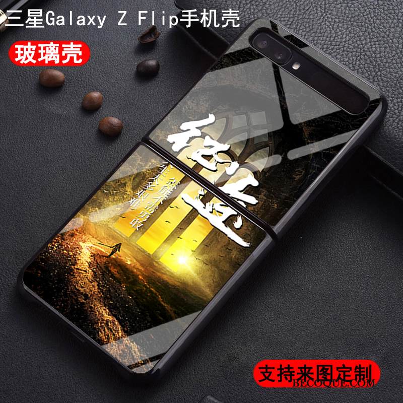 Kuori Samsung Z Flip Suojaus Net Red Puhelimen Kuoret, Kotelo Samsung Z Flip Uusi Kova