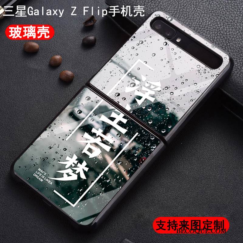 Kuori Samsung Z Flip Suojaus Net Red Puhelimen Kuoret, Kotelo Samsung Z Flip Uusi Kova