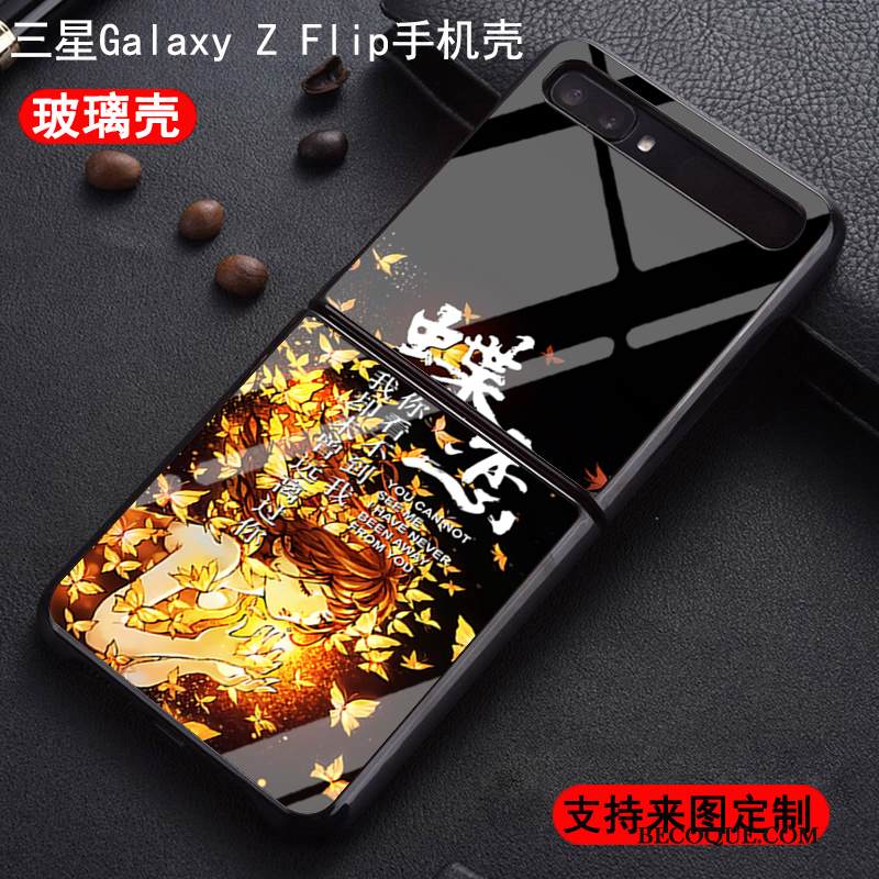 Kuori Samsung Z Flip Suojaus Net Red Puhelimen Kuoret, Kotelo Samsung Z Flip Uusi Kova