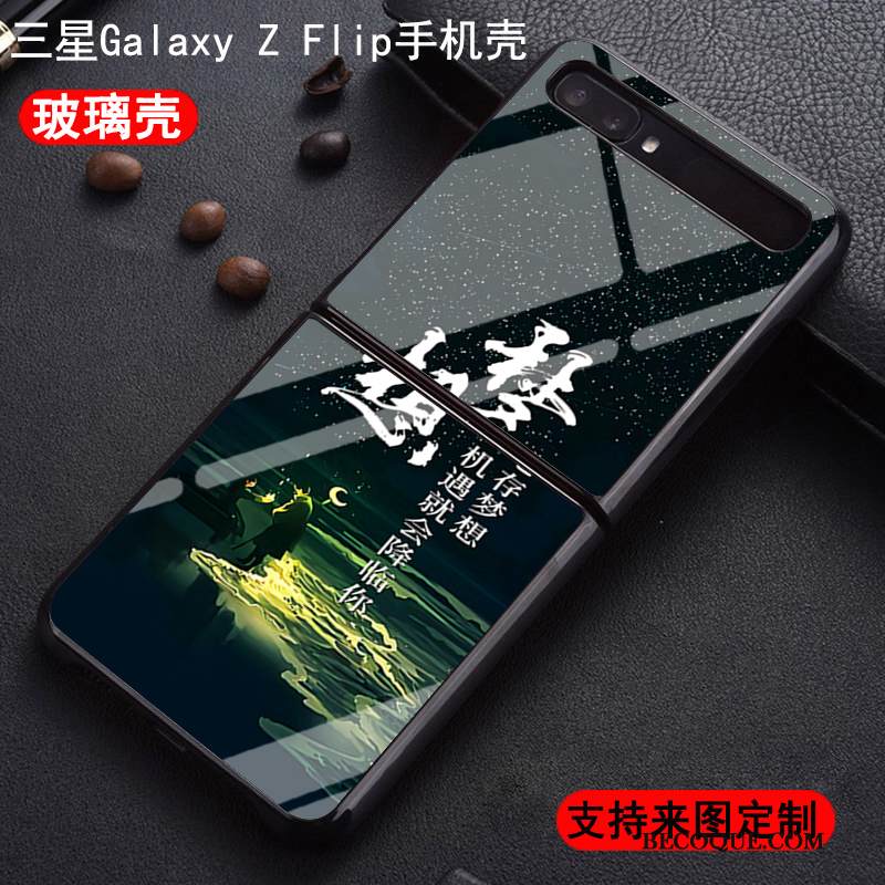 Kuori Samsung Z Flip Suojaus Net Red Puhelimen Kuoret, Kotelo Samsung Z Flip Uusi Kova