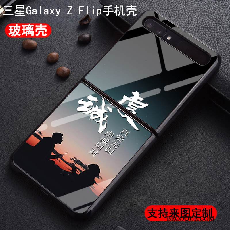 Kuori Samsung Z Flip Suojaus Net Red Puhelimen Kuoret, Kotelo Samsung Z Flip Uusi Kova