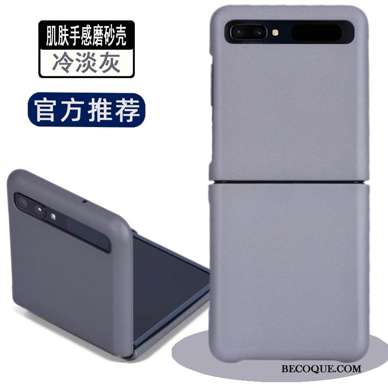 Kuori Samsung Z Flip Suojaus Pesty Suede Murtumaton, Kotelo Samsung Z Flip Puhelimen Kuoret Uusi