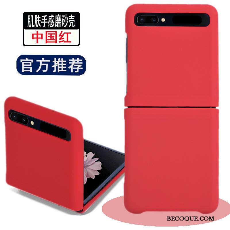 Kuori Samsung Z Flip Suojaus Pesty Suede Murtumaton, Kotelo Samsung Z Flip Puhelimen Kuoret Uusi