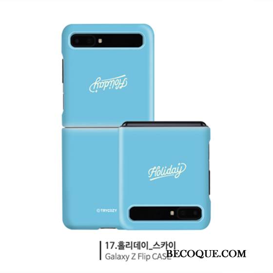 Kuori Samsung Z Flip Suojaus Pieni Yksinkertainen, Kotelo Samsung Z Flip Violetti Punainen