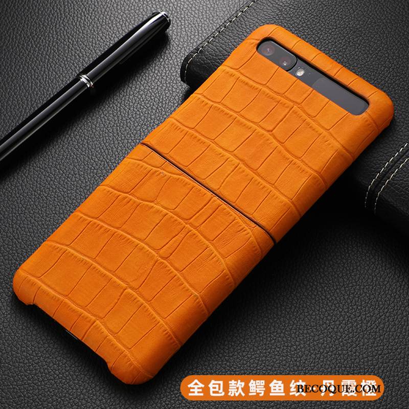 Kuori Samsung Z Flip Suojaus Puhdas Murtumaton, Kotelo Samsung Z Flip Laukut Ylellisyys Tummansininen