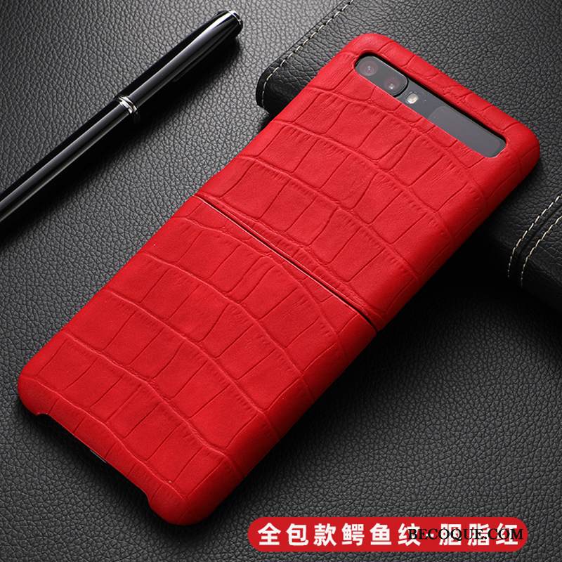 Kuori Samsung Z Flip Suojaus Puhdas Murtumaton, Kotelo Samsung Z Flip Laukut Ylellisyys Tummansininen