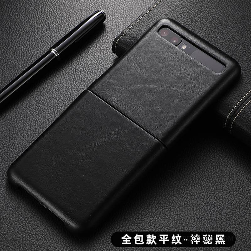 Kuori Samsung Z Flip Suojaus Puhdas Murtumaton, Kotelo Samsung Z Flip Laukut Ylellisyys Tummansininen