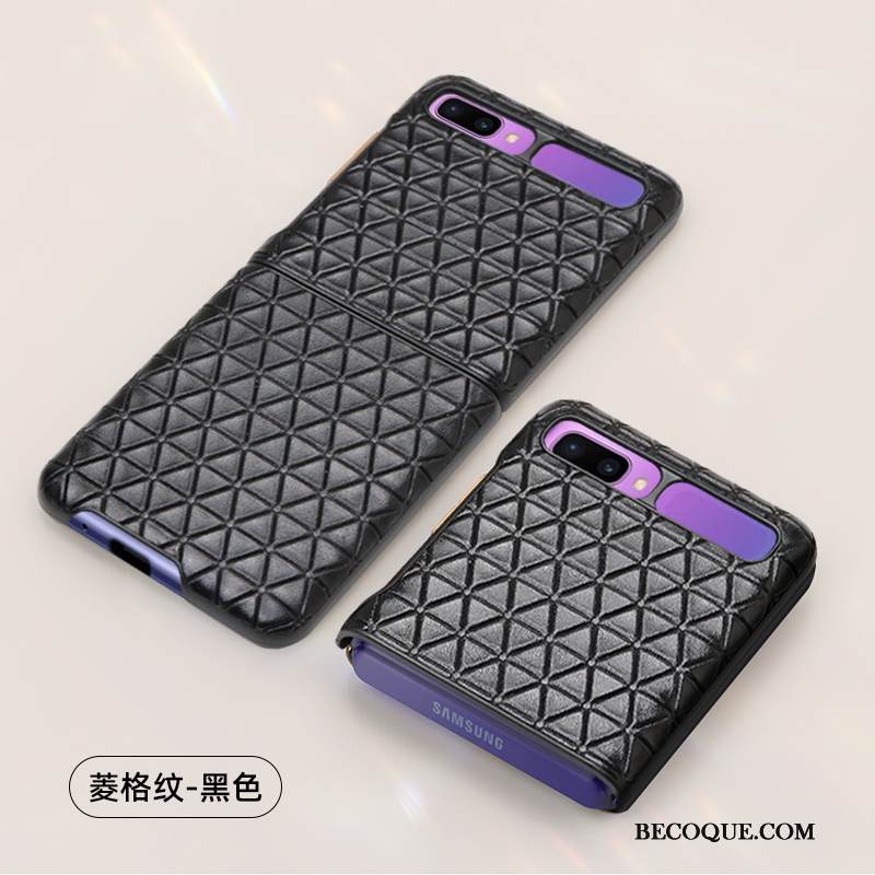 Kuori Samsung Z Flip Suojaus Puhelimen Kuoret Ultra, Kotelo Samsung Z Flip Laukut Ylellisyys Musta