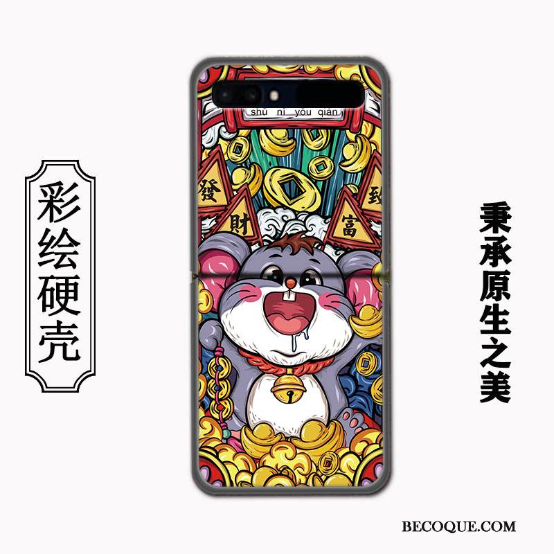 Kuori Samsung Z Flip Suojaus Rotta Muokata, Kotelo Samsung Z Flip Tuuli Persoonallisuus