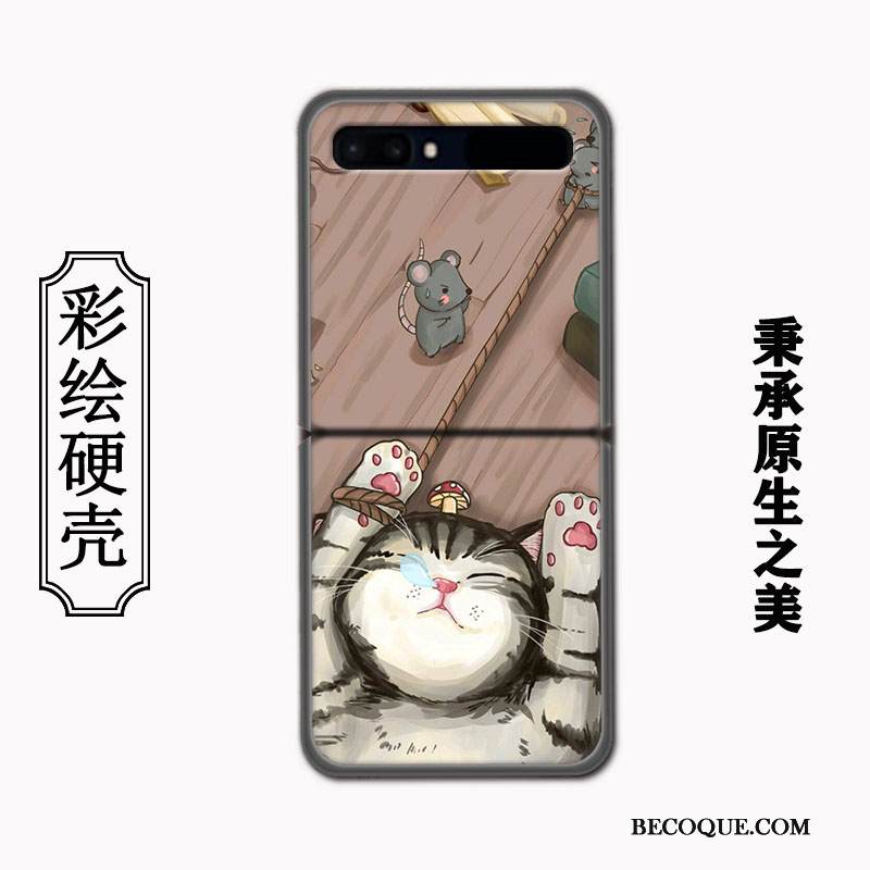 Kuori Samsung Z Flip Suojaus Rotta Muokata, Kotelo Samsung Z Flip Tuuli Persoonallisuus