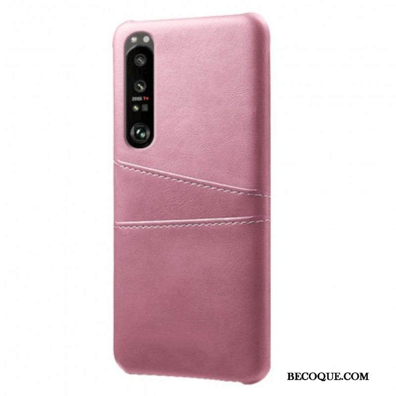 Kuori Sony Xperia 1 III Ksq-korttikotelo