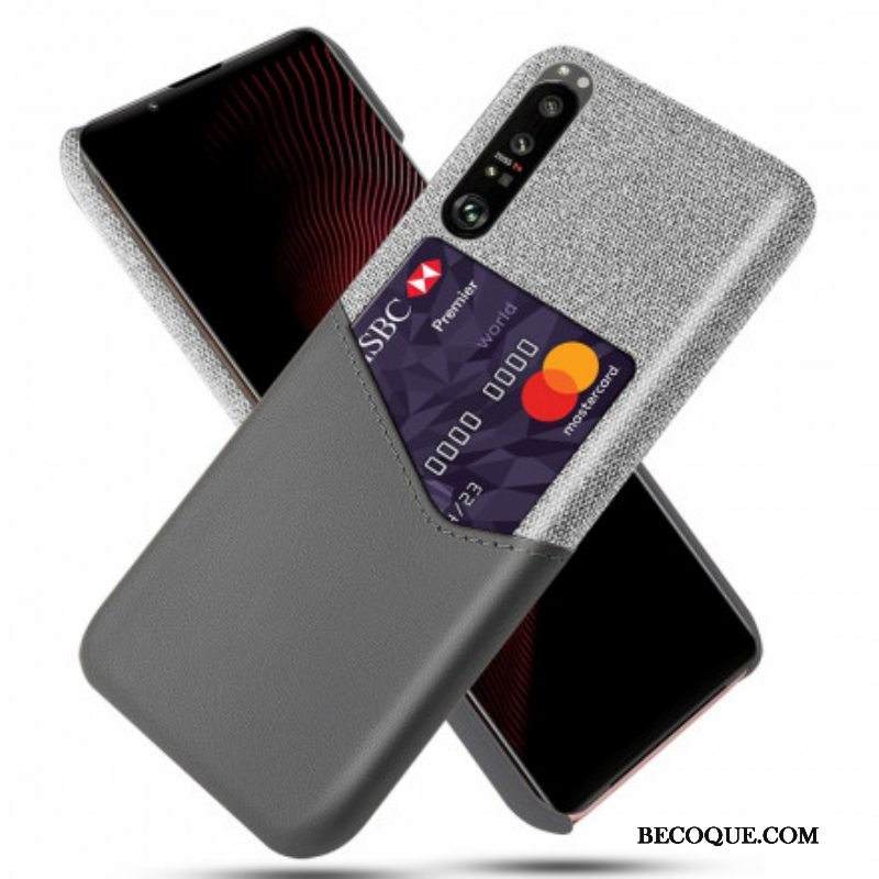 Kuori Sony Xperia 1 III Ksq-korttikotelo