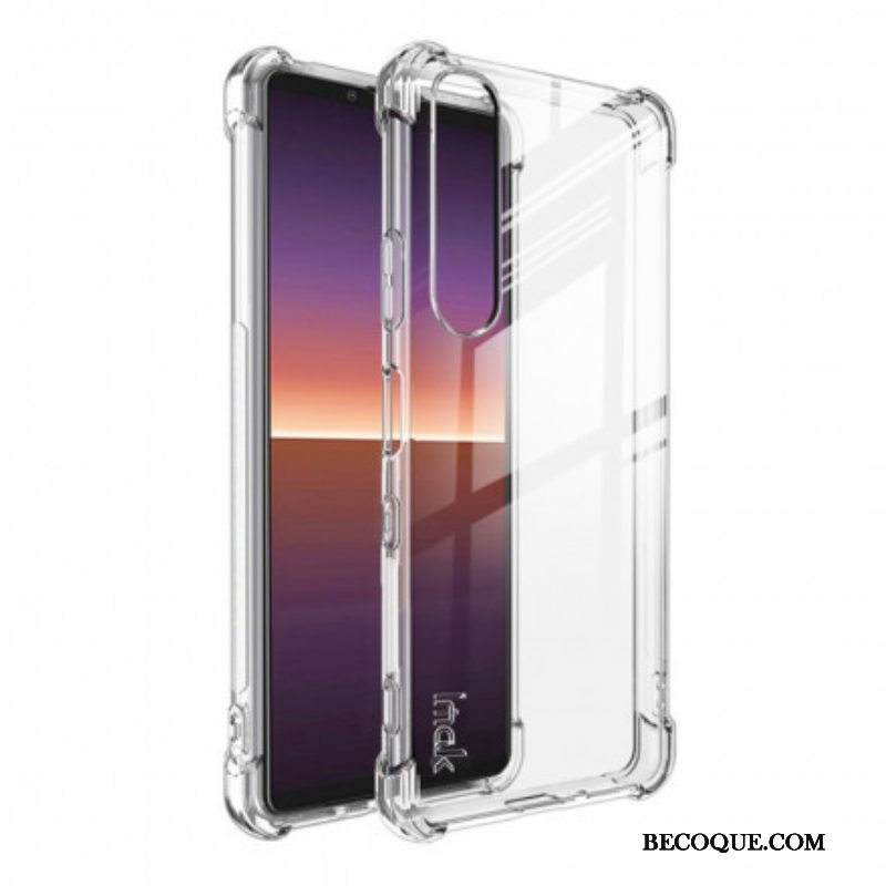 Kuori Sony Xperia 1 III Läpinäkyvä Imak Screen Filmillä