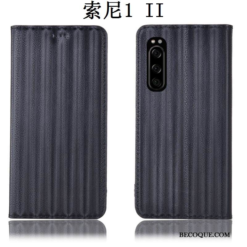 Kuori Sony Xperia 1 Ii Suojaus Kaltevuus 说, Kotelo Sony Xperia 1 Ii Nahka Murtumaton Puhelimen Kuoret