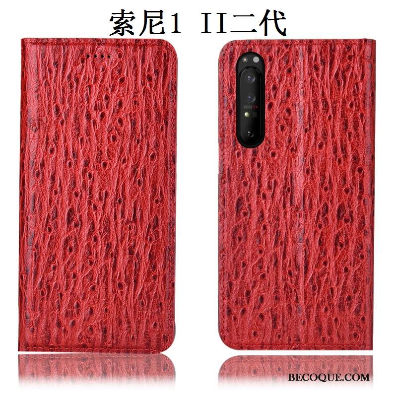 Kuori Sony Xperia 1 Ii Suojaus Puhelimen Kuoret Murtumaton, Kotelo Sony Xperia 1 Ii Nahka Lintu Musta