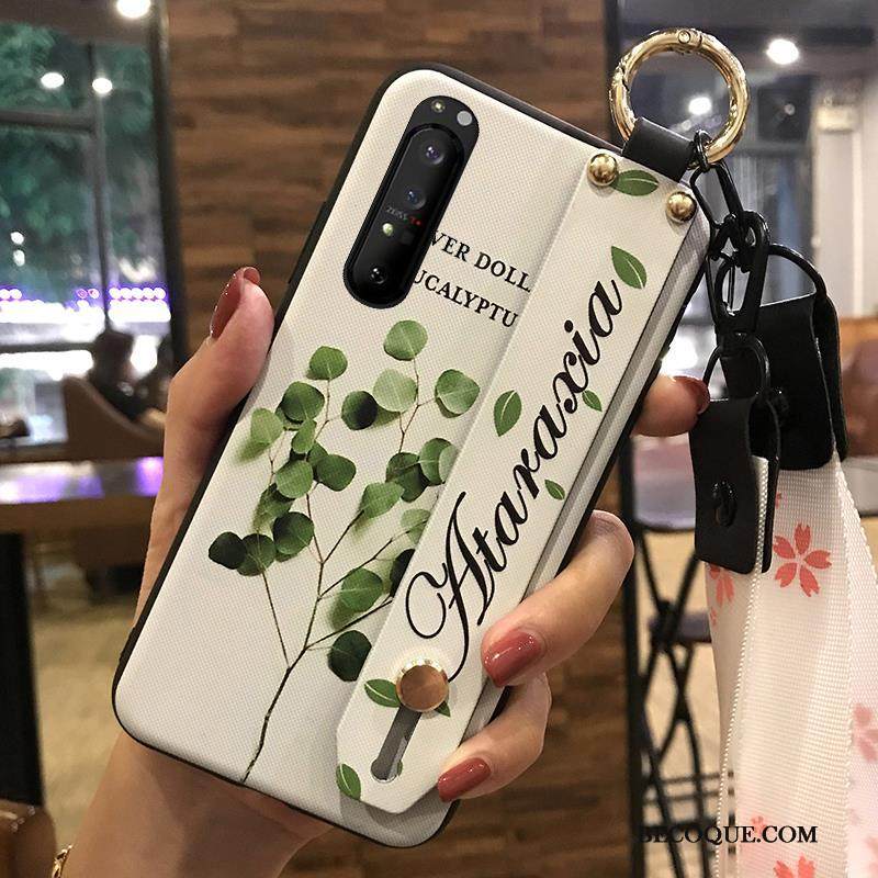 Kuori Sony Xperia 1 Ii Tuki Kustannukset Kukka, Kotelo Sony Xperia 1 Ii Pehmeä Neste Kirsikka Jauhe