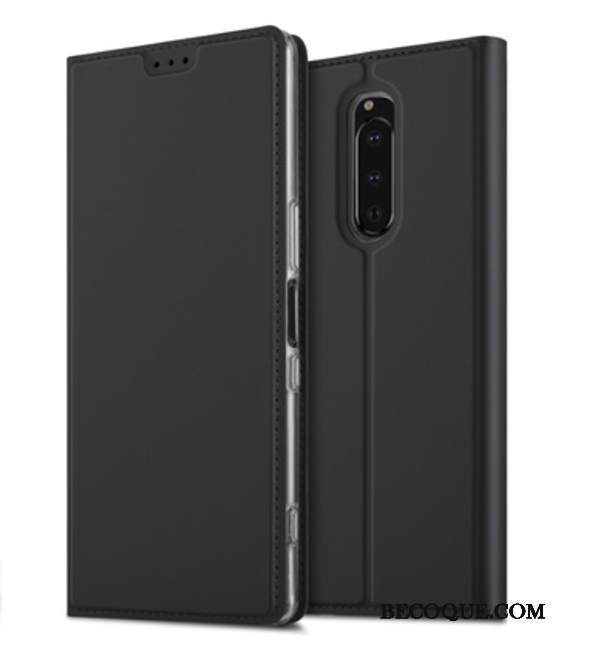 Kuori Sony Xperia 1 Kuoret Magneettinen Jauhe, Kotelo Sony Xperia 1 Suojaus Kortti Puhelimen Kuoret