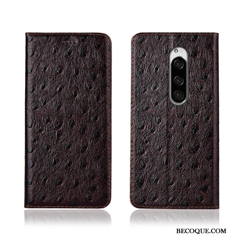 Kuori Sony Xperia 1 Kuoret Murtumaton Pesty Suede, Kotelo Sony Xperia 1 Laukut Kukkakuvio Uusi