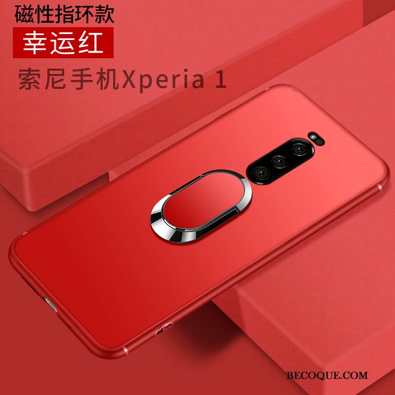 Kuori Sony Xperia 1 Laukut Pesty Suede Persoonallisuus, Kotelo Sony Xperia 1 Silikoni Murtumaton Net Red