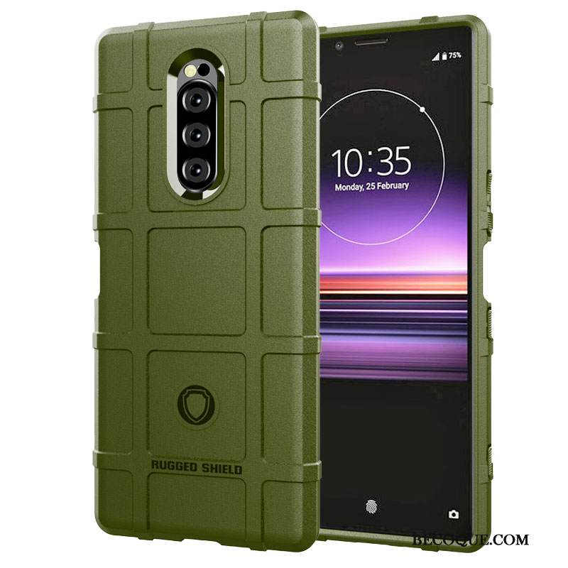 Kuori Sony Xperia 1 Laukut Puhelimen Kuoret Murtumaton, Kotelo Sony Xperia 1 Silikoni Paksut Pesty Suede