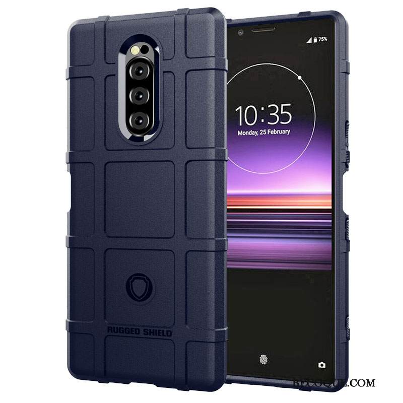 Kuori Sony Xperia 1 Laukut Puhelimen Kuoret Murtumaton, Kotelo Sony Xperia 1 Silikoni Paksut Pesty Suede