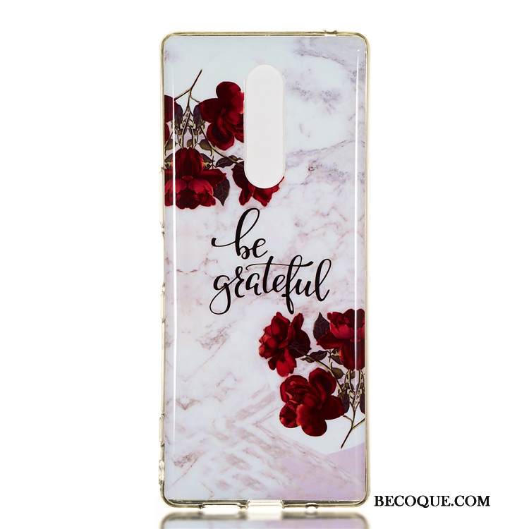 Kuori Sony Xperia 1 Luova L Valkoinen, Kotelo Sony Xperia 1 Suojaus Liiketoiminta Yksinkertainen