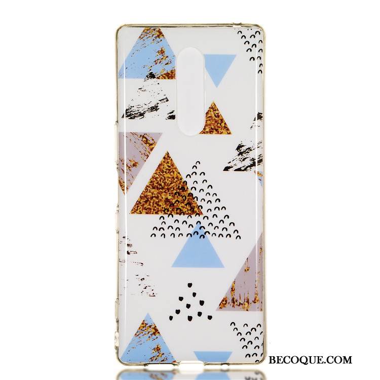 Kuori Sony Xperia 1 Luova L Valkoinen, Kotelo Sony Xperia 1 Suojaus Liiketoiminta Yksinkertainen