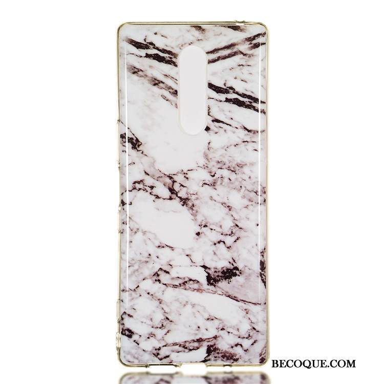 Kuori Sony Xperia 1 Luova L Valkoinen, Kotelo Sony Xperia 1 Suojaus Liiketoiminta Yksinkertainen