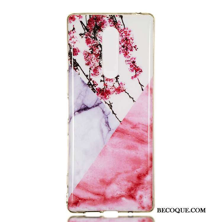 Kuori Sony Xperia 1 Luova L Valkoinen, Kotelo Sony Xperia 1 Suojaus Liiketoiminta Yksinkertainen