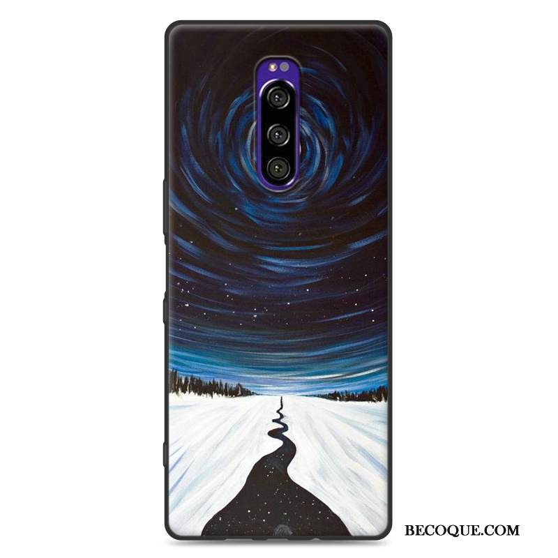 Kuori Sony Xperia 1 Sarjakuva Pesty Suede Murtumaton, Kotelo Sony Xperia 1 Laukut Harmaa Tide-brändi