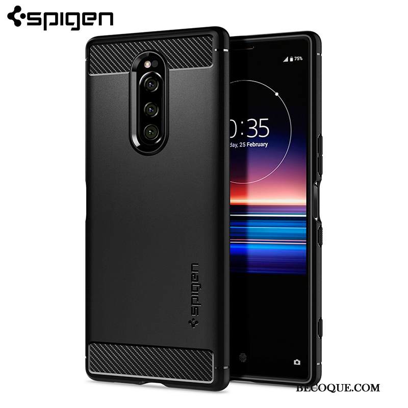 Kuori Sony Xperia 1 Silikoni Pesty Suede Murtumaton, Kotelo Sony Xperia 1 Suojaus Läpinäkyvä Puhelimen Kuoret