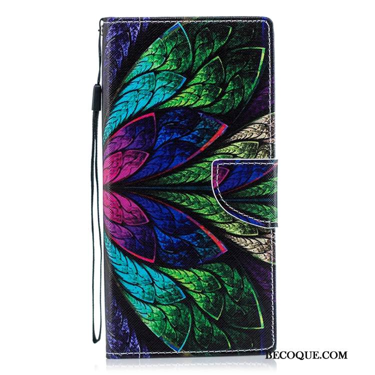 Kuori Sony Xperia 1 Suojaus Murtumaton Puhelimen Kuoret, Kotelo Sony Xperia 1 Nahka Sininen