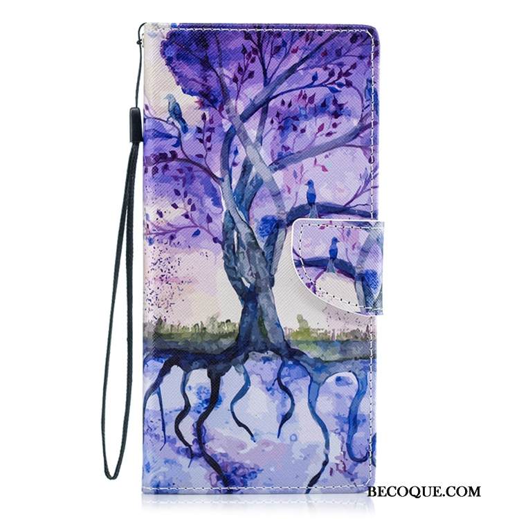 Kuori Sony Xperia 1 Suojaus Murtumaton Puhelimen Kuoret, Kotelo Sony Xperia 1 Nahka Sininen